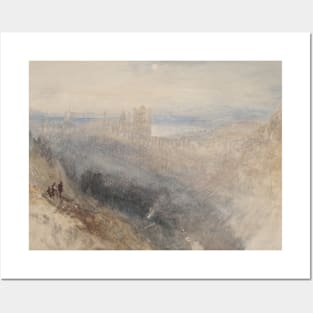 Moon over Lausanne by J.M.W. Turner Posters and Art